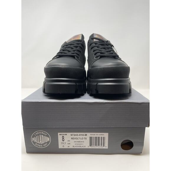 Palladium Shoes - Palladium Shoe Women's 8M Revolt LO TX Black/Black 97243-010-M Retail $170